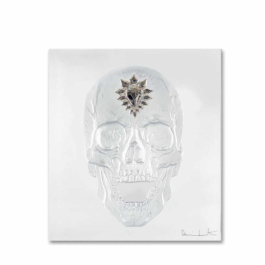 Lalique Eeuwig Memento, Damien Hirst & Lalique, 2017 Helder Kristal/Platina Gestempeld De Kunststukken