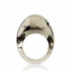 Lalique Cabochon-Ring Bronzen Kristal Ringen