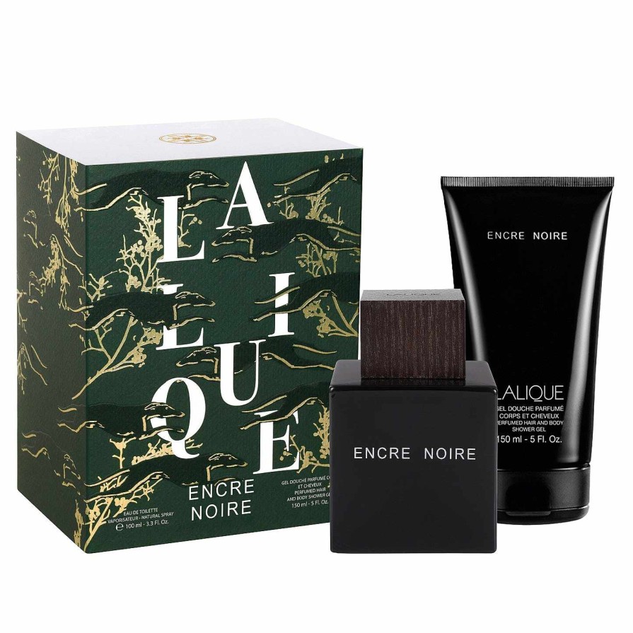 Lalique Encre Noire, Cadeauset 2023 Herengeuren