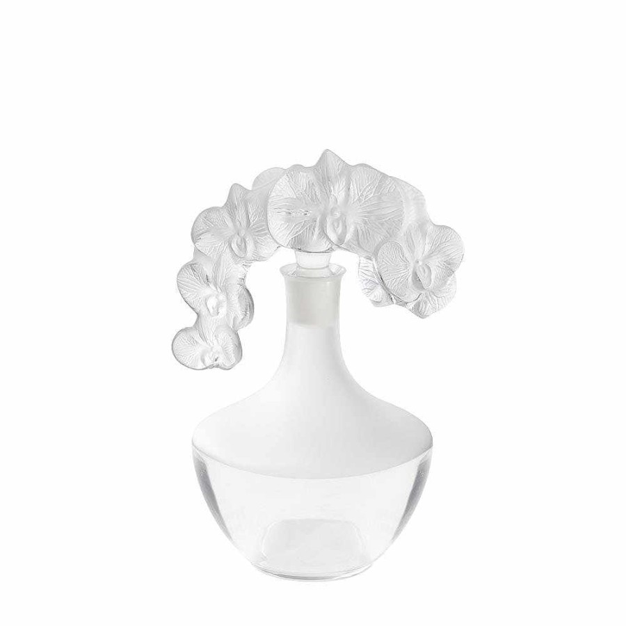 Lalique Orchidee Karaf Helder Kristal Karaffen