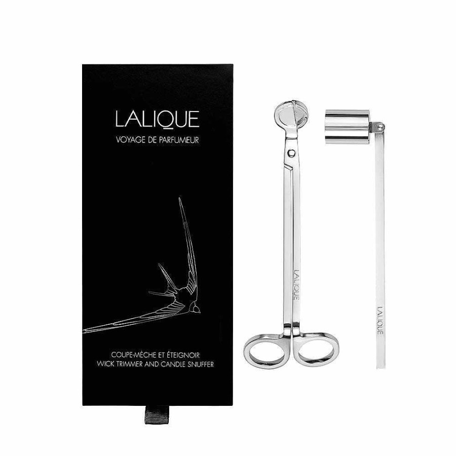 Lalique Lonttrimmer En Kaarsendover Set Van 2 Stuks Kaarsen Accessoires