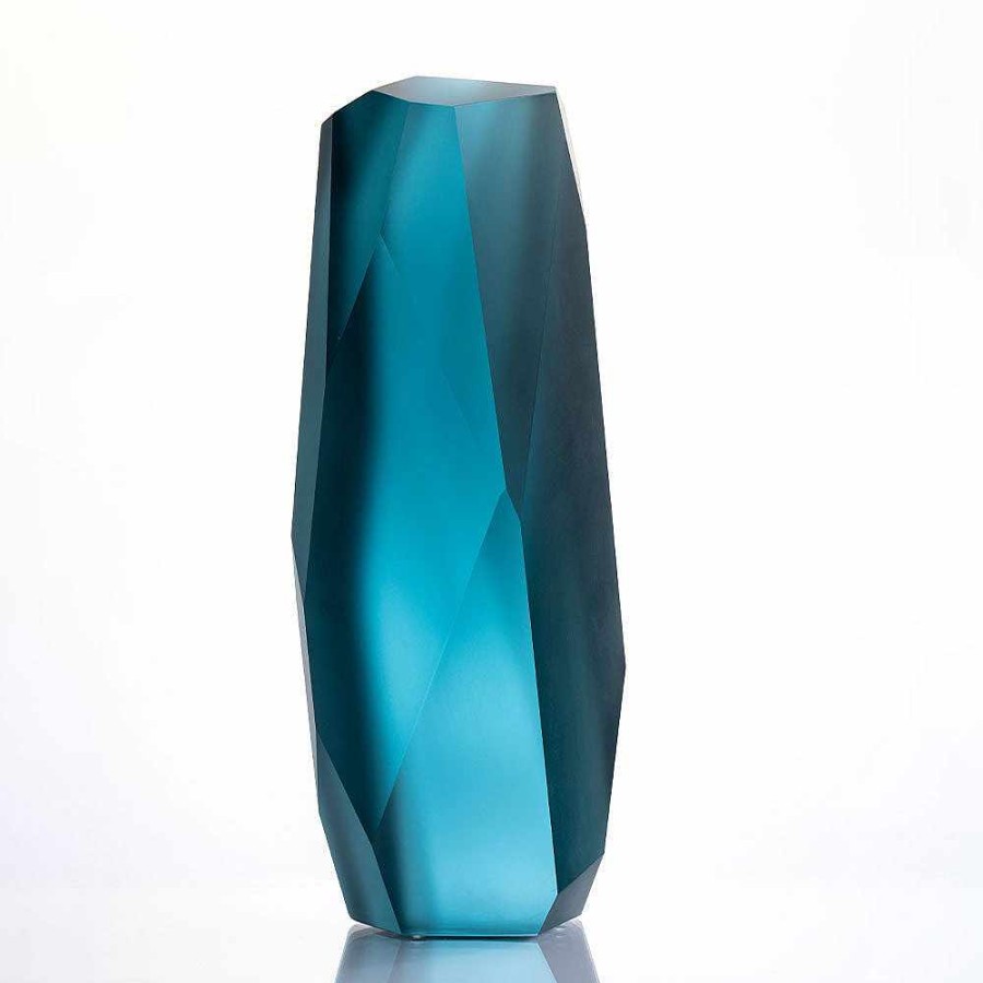 Lalique Rockstone 40, Arik Levy & Lalique Art, 2019 Persepolis-Blauw Kristal De Kunststukken