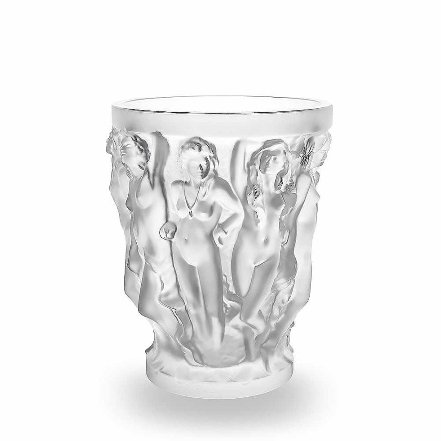 Lalique Sirenes Vaas, Terry Rodgers & Lalique, 2017 Helder Kristal De Kunststukken