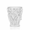 Lalique Sirenes Vaas, Terry Rodgers & Lalique, 2022 Lichtblauw Kristal/Platina Afwerking/Verloren Wastechniek Vazen