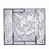 Lalique Merles Et Raisins Head-Up Decoratief Paneel Helder Kristal/Chroom/Gespiegeld Decoratieve Panelen