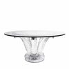 Lalique Ronde Cactustafel Helder Kristal Tafels