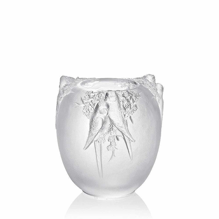 Lalique Eeuwig Memento, Damien Hirst & Lalique, 2017 Zwart Kristal/Platina Gestempeld Vazen