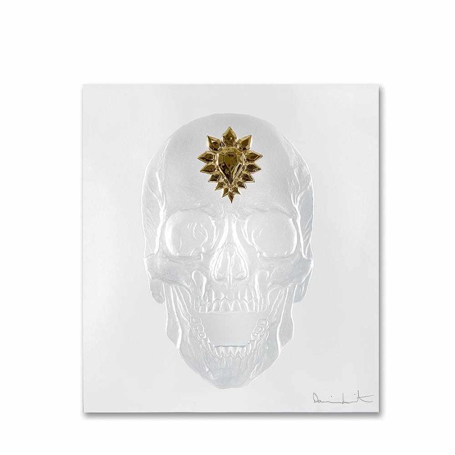 Lalique Eeuwig Memento, Damien Hirst & Lalique, 2017 Helder Kristal/Goud Gestempeld De Kunststukken