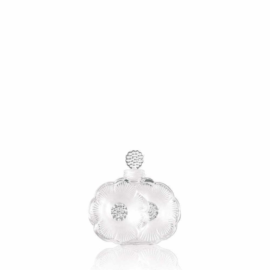 Lalique 2 Fleurs Parfumflesjes Helder Kristal Parfumflesjes