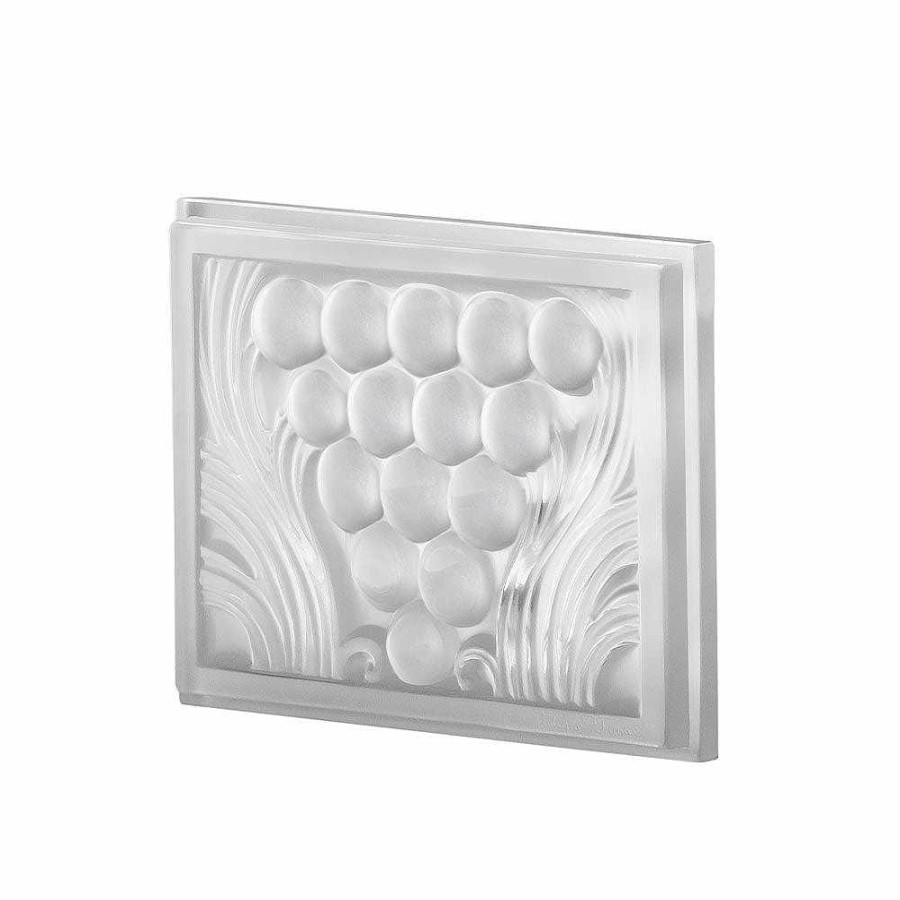 Lalique Rozijnen Decoratief Paneel Helder Kristal/Niet-Gespiegeld Decoratieve Panelen