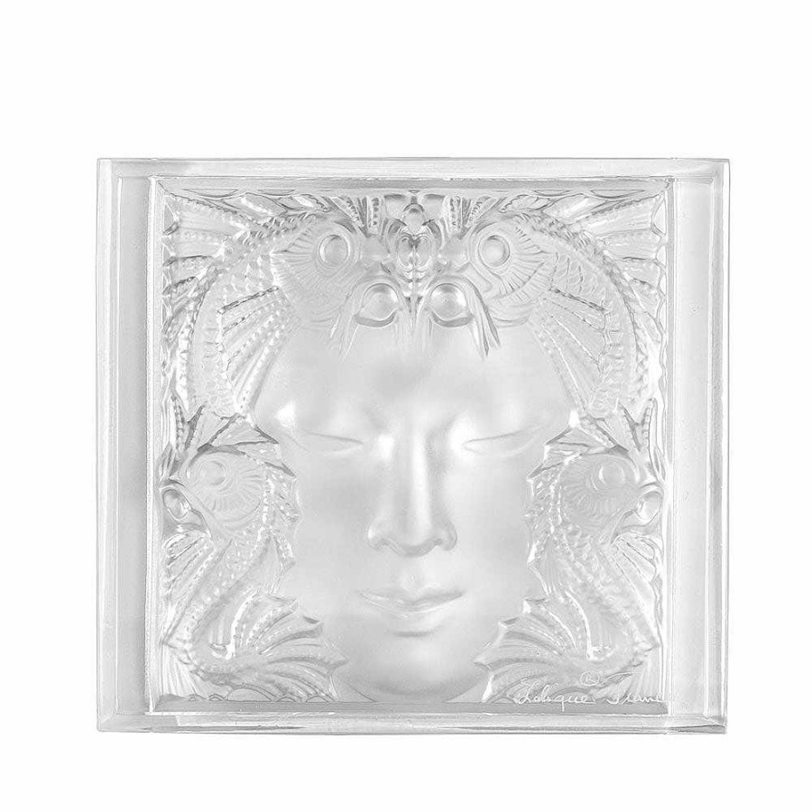 Lalique Revelation Masque De Femme Decoratief Paneel Helder Kristal/Niet-Gespiegeld Decoratieve Panelen