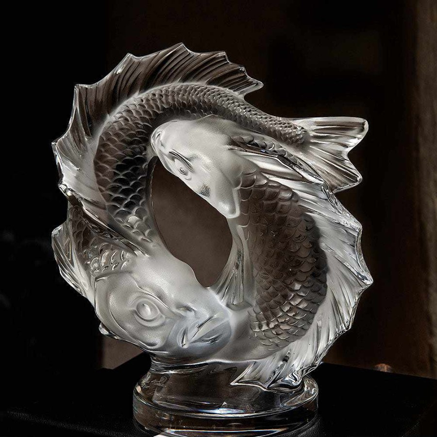 Lalique Eeuwige Schoonheid, Damien Hirst & Lalique, 2015 Lavendel Kristal Beeldhouwwerken