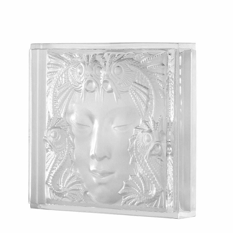 Lalique Revelation Masque De Femme Decoratief Paneel Helder Kristal/Niet-Gespiegeld Decoratieve Panelen