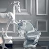 Lalique Paardenhoofdsculptuur Helder Kristal Beeldhouwwerken