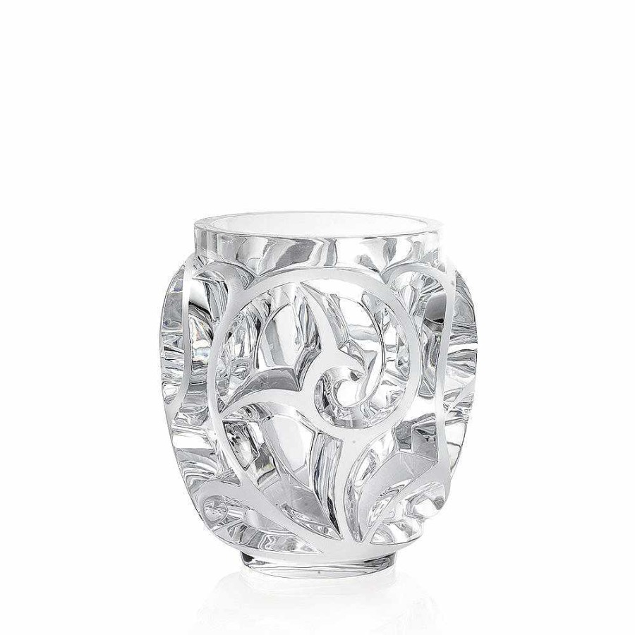 Lalique Eeuwige Liefde, Damien Hirst & Lalique, 2015 Zwart Kristal/Platina Gestempeld Vazen