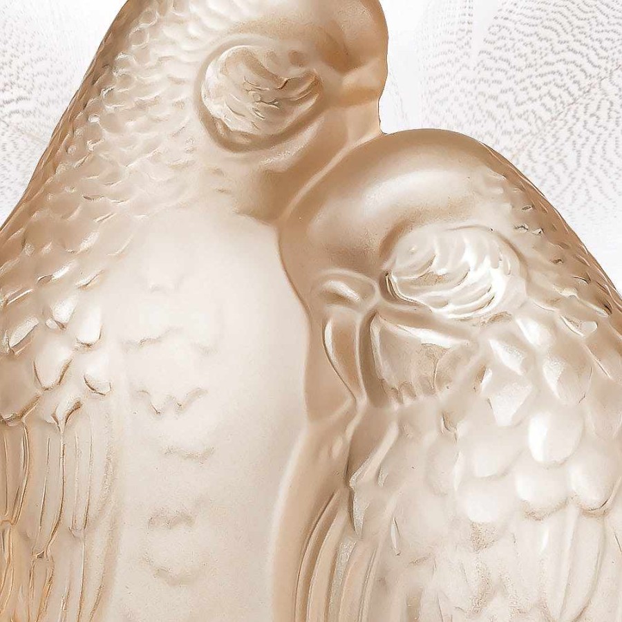 Lalique Eeuwige Hoop, Damien Hirst & Lalique, 2015 Lichtblauw Kristal Beeldhouwwerken