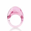 Lalique Cabochon-Ring Roze Kristal Ringen