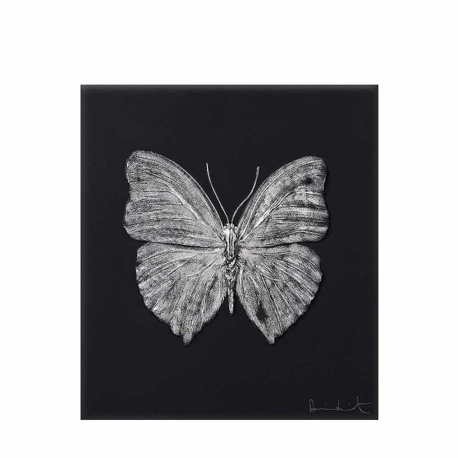 Lalique Eeuwige Liefde, Damien Hirst & Lalique, 2015 Zwart Kristal/Platina Gestempeld De Kunststukken