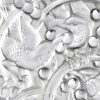 Lalique Merles Et Raisins Head-Up Decoratief Paneel Helder Kristal/Chroom/Gespiegeld Decoratieve Panelen