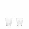 Lalique Lotus, 2 Bekers Set 20 Cl Bril