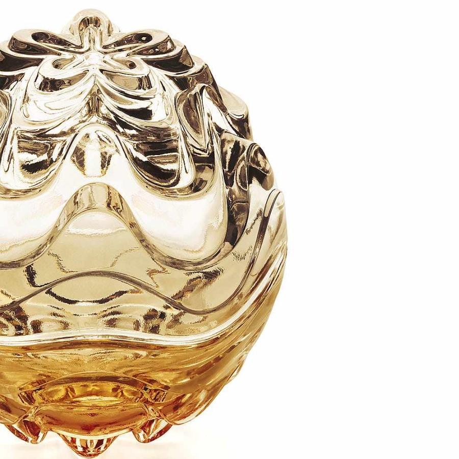 Lalique Trillingsdoos Gouden Glans Kristal Dozen