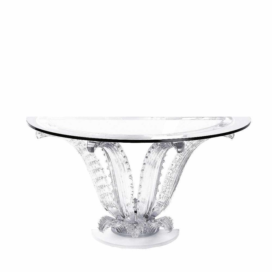 Lalique Cactus Consoletafel Halve Maan Console Talbe/Helder Kristal Tafels