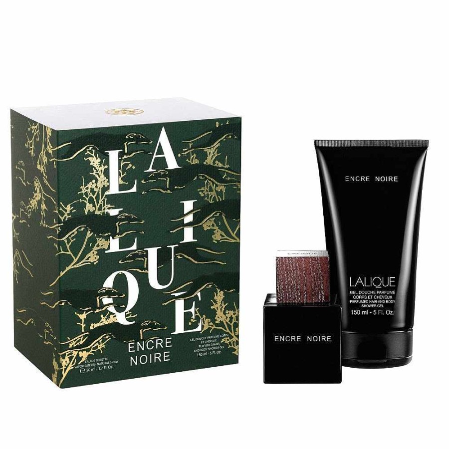 Lalique Encre Noire, Cadeauset 2023 Herengeuren